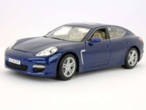 Porsche Panamera Turbo 2009 blue-met 1/18 Maisto NEW+boxed  #8952 instant wheels
