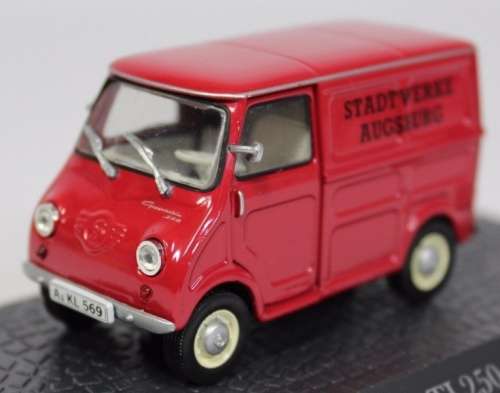 Goggomobil TL250 Minivan 1963 red 1/43 Schuco-Atlas NEW+boxed  #4237 instant wheels