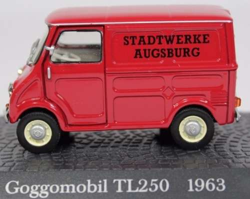 Goggomobil TL250 Minivan 1963 red 1/43 Schuco-Atlas NEW+boxed  #4237 instant wheels