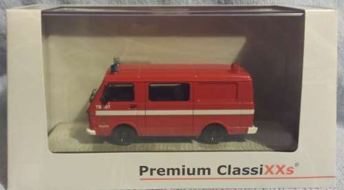 Volkswagen LT28 Brandweer Van 1991 red 1/43 Premium Classixxs NEW+boxed  #4243 instant wheels