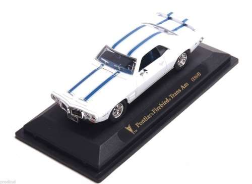 Pontiac Firebird Trans Am 1969 white 1/43 RoadSignature NEW+boxed  #4258 instant wheels