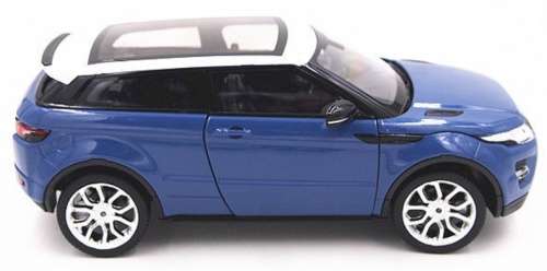 Land Rover Range Rover Evoque 2011 blue 1/24 Welly NEW+boxed  #2144 instant wheels