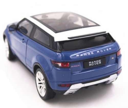 Land Rover Range Rover Evoque 2011 blue 1/24 Welly NEW+boxed  #2144 instant wheels