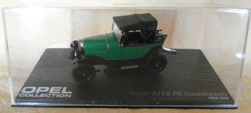 Opel Laubfrosch 4/12PS 1924 1/43 IXO NEW+showcased  #4281 instant wheels