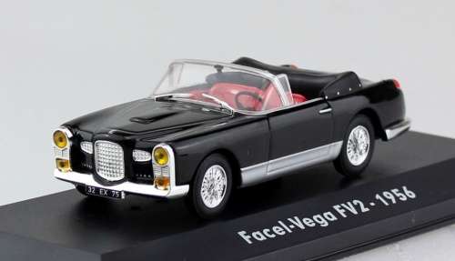 Facel Vega FV2 Cabriolet (open) 1956 1/43 IXO NEW+boxed  #4297 instant wheels