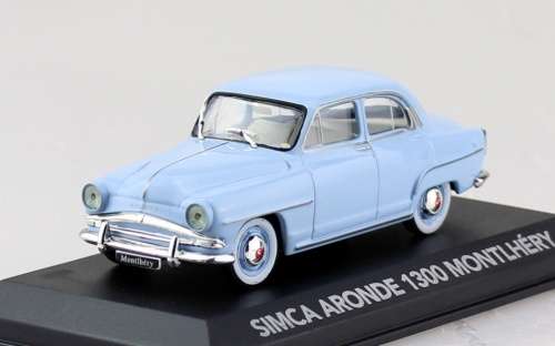 Simca Aronde 1300 Monthlery lt.blue 1959 1/43 IXO NEW+boxed  #4298 instant wheels