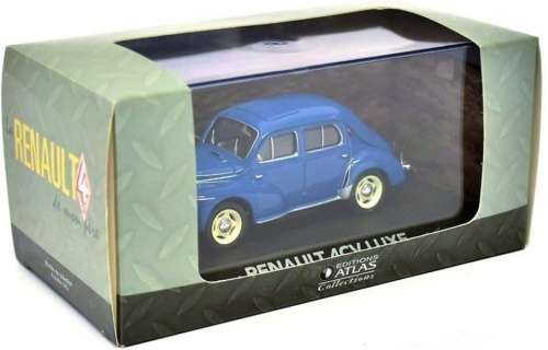Renault 4CV Luxe 1956 blue 1/43 IXO NEW+boxed  #4301 instant wheels