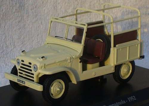 Jeep Fiat Campangnola 1952 beige 1/43 IXO NEWinBlister  #4309 instant wheels