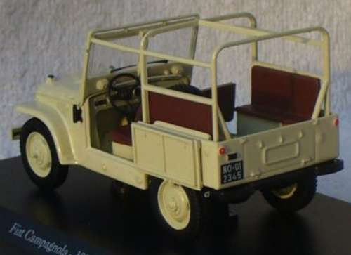 Jeep Fiat Campangnola 1952 beige 1/43 IXO NEWinBlister  #4309 instant wheels