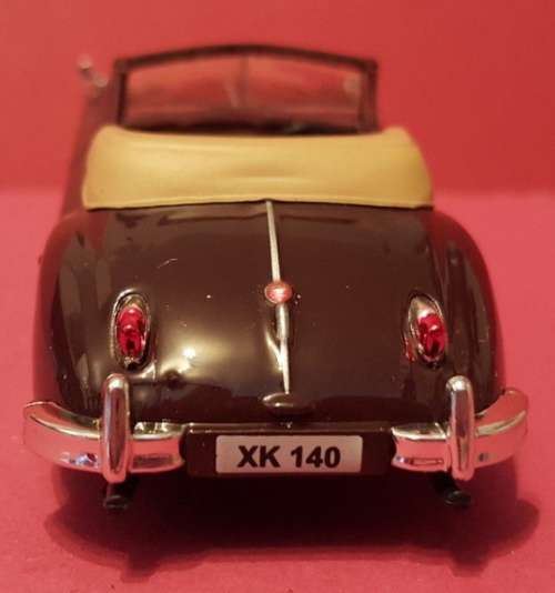 Jaguar XK140 Convertible 1956 burgundy 1/43 IXO NEWinBlister  #4321 instant wheels