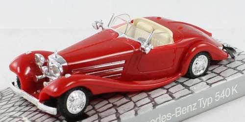 Mercedes-Benz 540K open Roadster 1936 1/43 IXO New+boxed  #4324 instant wheels