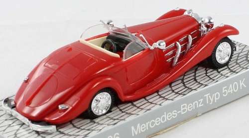 Mercedes-Benz 540K open Roadster 1936 1/43 IXO New+boxed  #4324 instant wheels