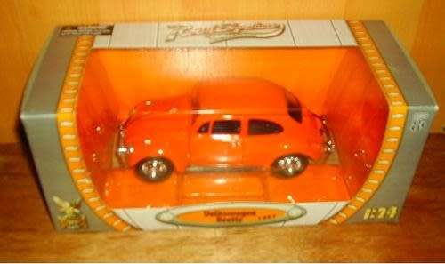 Volkswagen Beetle 1967 orange Road Signature 1/24 Welly NEW+boxed  #2012 instant wheels