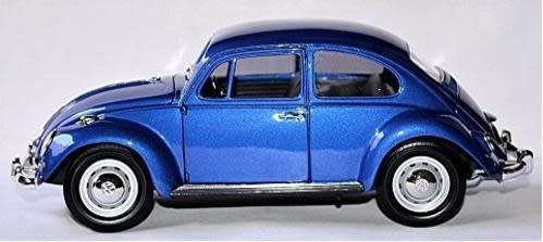 Volkswagen Beetle 1967 blue-met 1/24 Kingsmart NEW+boxed  #2031 instant wheels