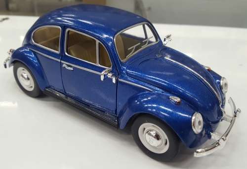 Volkswagen Beetle 1967 blue-met 1/24 Kingsmart NEW+boxed  #2031 instant wheels