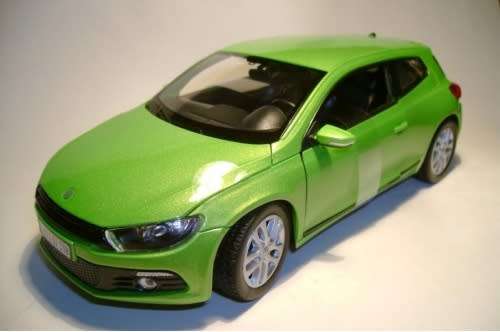 Volkswagen Scirocco III lt.green-met 1/24 Welly NEW+boxed  #2039 instant wheels