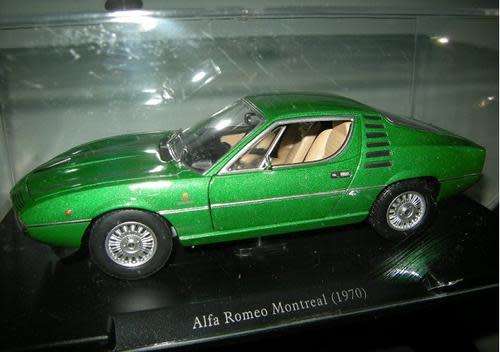 Alfa Romeo Montreal 1977 green-met 1/24 IXO NEW+boxed FREE delivery #2048 instant wheels