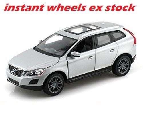 Volvo XC 60 2002 silver 1/24 Rastar NEW+boxed  #2052 instant wheels
