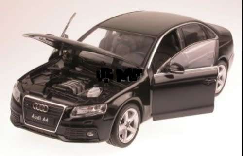 Audi A4 2014 black 1/24 Welly NEW+boxed  #2054 instant wheels