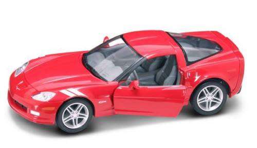 Chevrolet Corvette Z06 C6 2007 red 1/24 Road Signature NEW+boxed  #2074 instant wheels