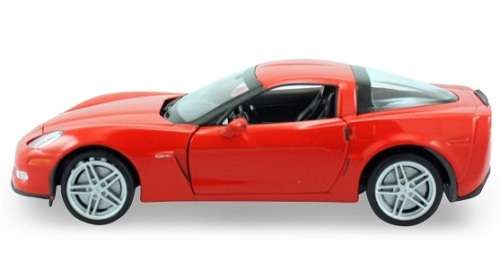 Chevrolet Corvette Z06 C6 2007 red 1/24 Road Signature NEW+boxed  #2074 instant wheels