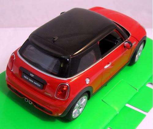 Mini Cooper S Hatch 2014 red 1/24 Welly NEW+boxed  #2080 instant wheels