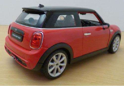 Mini Cooper S Hatch 2014 red 1/24 Welly NEW+boxed  #2080 instant wheels