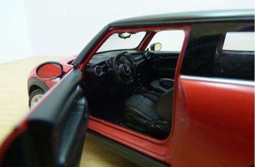 Mini Cooper S Hatch 2014 red 1/24 Welly NEW+boxed  #2080 instant wheels