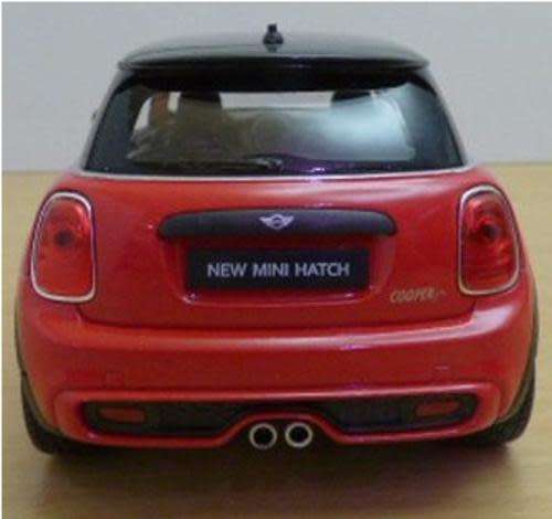 Mini Cooper S Hatch 2014 red 1/24 Welly NEW+boxed  #2080 instant wheels
