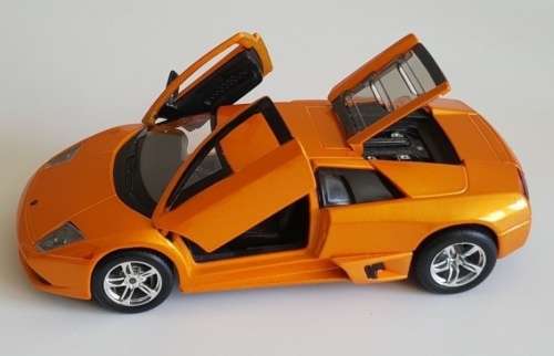 Lamborghini Murcielago LP640 2007 orange-met 1/24 Maisto NEW  #2095 instant wheels