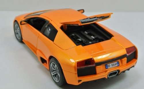 Lamborghini Murcielago LP640 2007 orange-met 1/24 Maisto NEW  #2095 instant wheels
