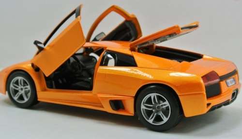 Lamborghini Murcielago LP640 2007 orange-met 1/24 Maisto NEW  #2095 instant wheels