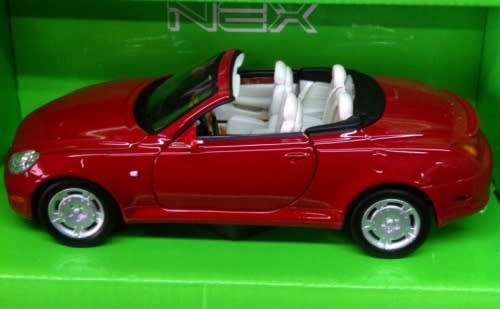 Lexus SC430 convertible 2005-2010 red 1/24 Welly NEW+boxed   #2104 instant wheels