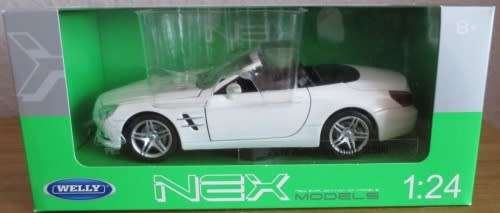Mercedes-Benz SL 500 Cabriolet (R231) 2012 1/24 Welly NEW+boxed  #2107 instant wheels