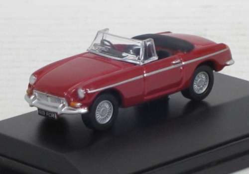 MG B Roadster 1964 red 1/76 OXFORD NEW+boxed  #7608 instant wheels