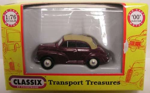 Morris Minor Convertible 1949 red 1/76 Classix NEW+boxed #7610 instant wheels