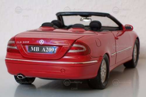 MercedesBenz CLK cabrio (A209) `02 clothroof 1/18 KYOSHO NEW  #8019 instant wheels