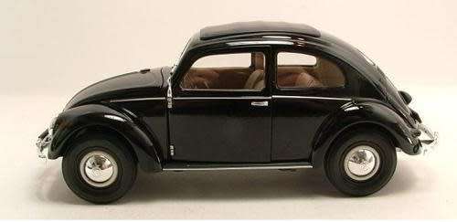 Volkswagen 1950 Pretzel Beetle fldng roof 1/18 Welly NEW+boxed  #8035 instant wheels