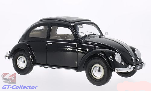 Volkswagen 1950 Pretzel Beetle fldng roof 1/18 Welly NEW+boxed  #8035 instant wheels