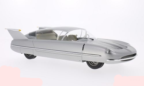 Borgward Dreamcar 1955 silver 1/18 BOS limited model NEW+boxed #8039 instant wheels