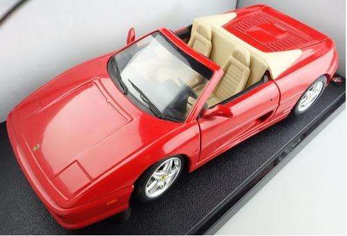 Ferrari F 355 Spider 1998 red 1/18 HotWheels-Mattel NEW+boxed  #8050 instant wheels