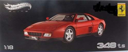 Ferrari 348ts ht red 1991 1/18 HotWheels ELITE (retired) NEW+boxed   #8059 instant wheels