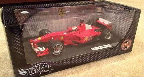 Ferrari F1 F2001 MSC #1 2001 (white helmet) 1/18 HotWheels Racing NEW+boxed #8062 instant wheels