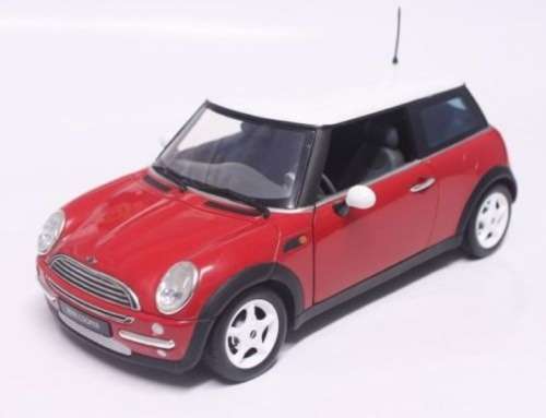 MINI (new) 2001 red-white 1/18 Solido NEW+boxed instant  #8207 instant wheels