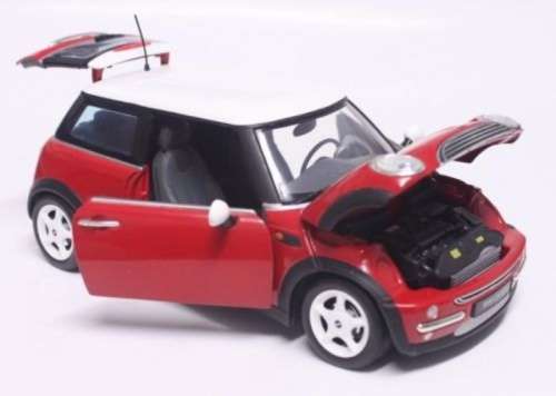 MINI (new) 2001 red-white 1/18 Solido NEW+boxed instant  #8207 instant wheels