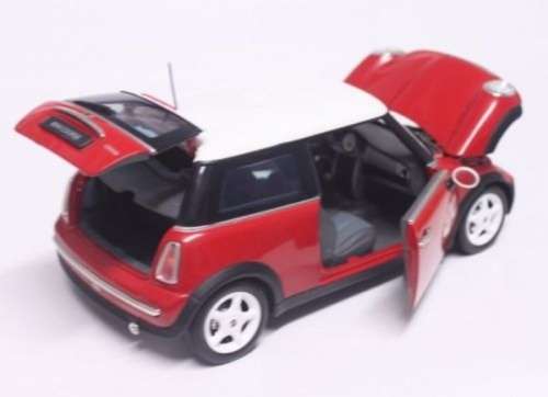 MINI (new) 2001 red-white 1/18 Solido NEW+boxed instant  #8207 instant wheels
