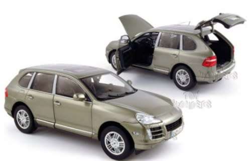 Porsche CAYENNE S 2008 lt.green-met 1/18 NOREV NEW+boxed #8241 instant wheels