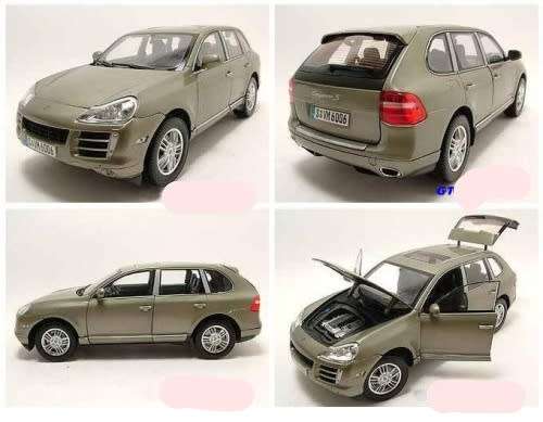 Porsche CAYENNE S 2008 lt.green-met 1/18 NOREV NEW+boxed #8241 instant wheels
