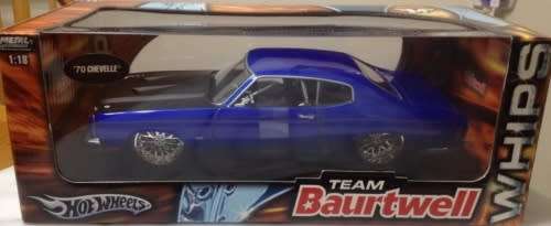Chevrolet Chevelle SS454 1970 dk.blue-met 1:18 HotWheels NEW+boxed  #8281 instant wheels