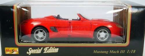 FORD Mustang Mach III 1994 red 1/18 Maisto Special NEW+boxed   #8335 instant wheels